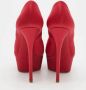 Casadei Pre-owned Satin heels Red Dames - Thumbnail 5