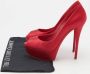 Casadei Pre-owned Satin heels Red Dames - Thumbnail 9