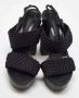 Casadei Pre-owned Satin sandals Black Dames - Thumbnail 3