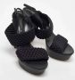 Casadei Pre-owned Satin sandals Black Dames - Thumbnail 4