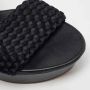 Casadei Pre-owned Satin sandals Black Dames - Thumbnail 7