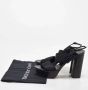 Casadei Pre-owned Satin sandals Black Dames - Thumbnail 9