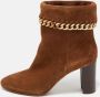 Casadei Pre-owned Suede boots Brown Dames - Thumbnail 2