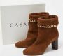 Casadei Pre-owned Suede boots Brown Dames - Thumbnail 9