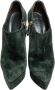 Casadei Pre-owned Suede boots Green Dames - Thumbnail 2