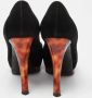 Casadei Pre-owned Suede heels Black Dames - Thumbnail 5