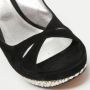 Casadei Pre-owned Suede heels Black Dames - Thumbnail 7