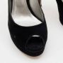 Casadei Pre-owned Suede heels Black Dames - Thumbnail 8