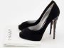 Casadei Pre-owned Suede heels Black Dames - Thumbnail 9