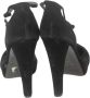 Casadei Pre-owned Suede heels Black Dames - Thumbnail 4