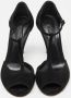 Casadei Pre-owned Suede heels Black Dames - Thumbnail 3
