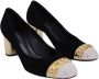 Casadei Pre-owned Suede heels Black Dames - Thumbnail 4