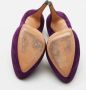 Casadei Pre-owned Suede heels Purple Dames - Thumbnail 6