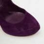 Casadei Pre-owned Suede heels Purple Dames - Thumbnail 7