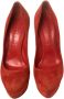 Casadei Pre-owned Suede heels Red Dames - Thumbnail 2