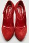 Casadei Pre-owned Suede heels Red Dames - Thumbnail 3