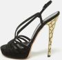 Casadei Pre-owned Suede sandals Black Dames - Thumbnail 2
