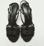 Casadei Pre-owned Suede sandals Black Dames - Thumbnail 3