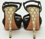 Casadei Pre-owned Suede sandals Black Dames - Thumbnail 5