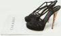 Casadei Pre-owned Suede sandals Black Dames - Thumbnail 9