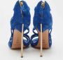 Casadei Pre-owned Suede sandals Blue Dames - Thumbnail 5