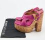 Casadei Pre-owned Suede sandals Pink Dames - Thumbnail 9