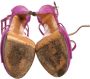 Casadei Pre-owned Suede sandals Purple Dames - Thumbnail 5