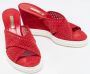 Casadei Pre-owned Suede sandals Red Dames - Thumbnail 4