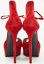 Casadei Pre-owned Suede sandals Red Dames - Thumbnail 5