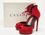 Casadei Pre-owned Suede sandals Red Dames - Thumbnail 9