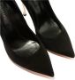 Casadei Luxe Zwarte Suède Hakken Black Dames - Thumbnail 5