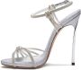 Casadei Rhinestone Blade Sandalen Gray Dames - Thumbnail 3