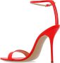 Casadei Rode Tiffany glanzende sandalen met hak Red Dames - Thumbnail 5