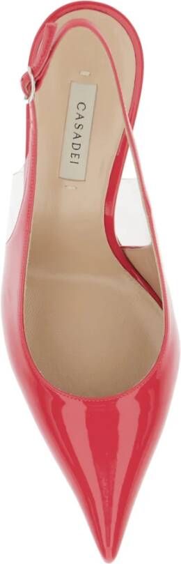 Casadei Roze Slingback Pumps met hoge hak Pink Dames