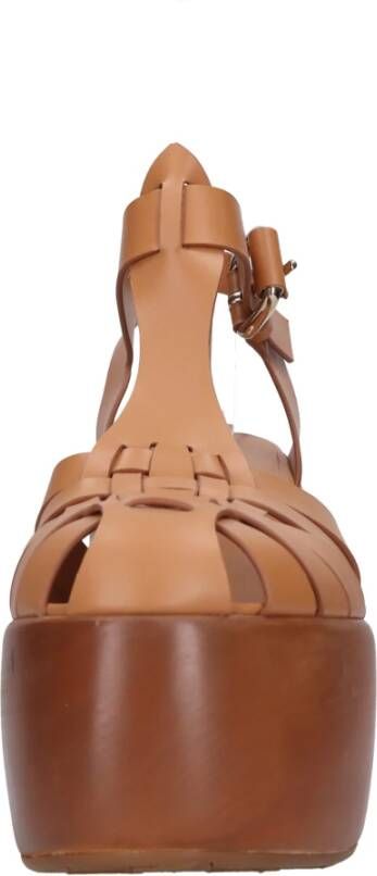 Casadei Sandalen Bruin Brown Dames