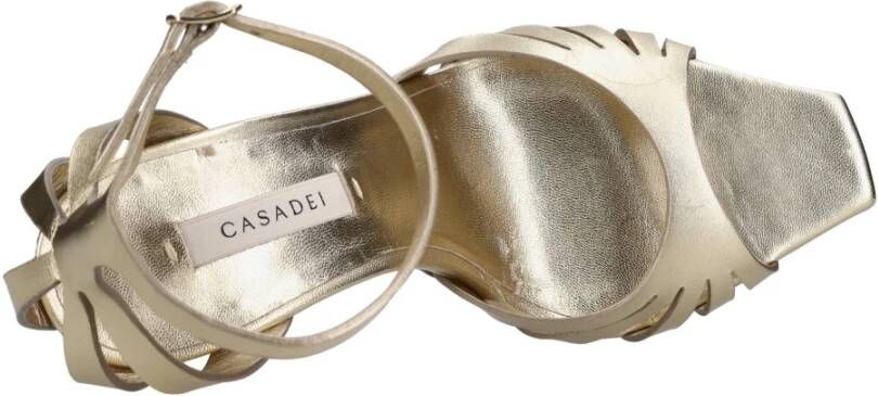Casadei Sandalen Gouden