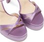 Casadei Hoge Hak Platform Sandalen Purple Dames - Thumbnail 5