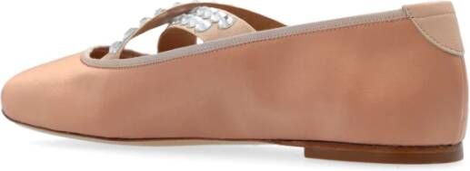 Casadei Satijnen balletflats Pink Dames