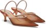 Casadei Scarlet Mimì Slingback met kristallen band Brown Dames - Thumbnail 2