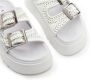 Casadei Geborduurde Zwarte Slides Black Dames - Thumbnail 5