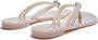 Casadei Kristal Solitaire Jelly Flip Flops Gray Dames - Thumbnail 8