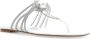 Casadei Slippers met glinsterende applicaties White Dames - Thumbnail 4