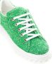 Casadei Groene Leren Sneaker Vetersluiting Comfortabel Green Dames - Thumbnail 5