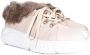 Casadei Stijlvolle Sneakers met Bontdetails Beige Dames - Thumbnail 2