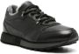 Casadei Zwarte leren sneaker met wollen binnenkant Black Heren - Thumbnail 2
