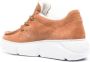 Casadei Bruin Leren Stijlvolle Sneakers voor Vrouwen Brown Dames - Thumbnail 3