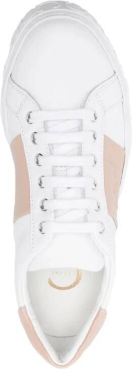 Casadei Bruin Leren Casual Trainers Sneakers Brown Dames