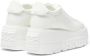 Casadei Logo Leren Platform Sneakers White Dames - Thumbnail 4