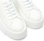 Casadei Logo Leren Platform Sneakers White Dames - Thumbnail 5