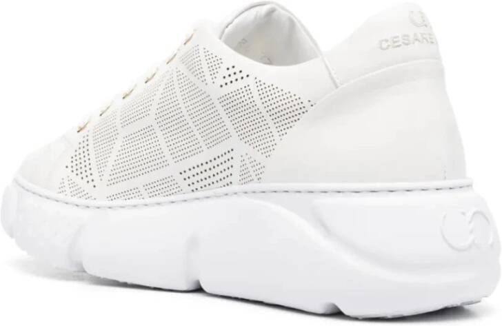 Casadei Witte Leren Sneakers voor Vrouwen White Dames